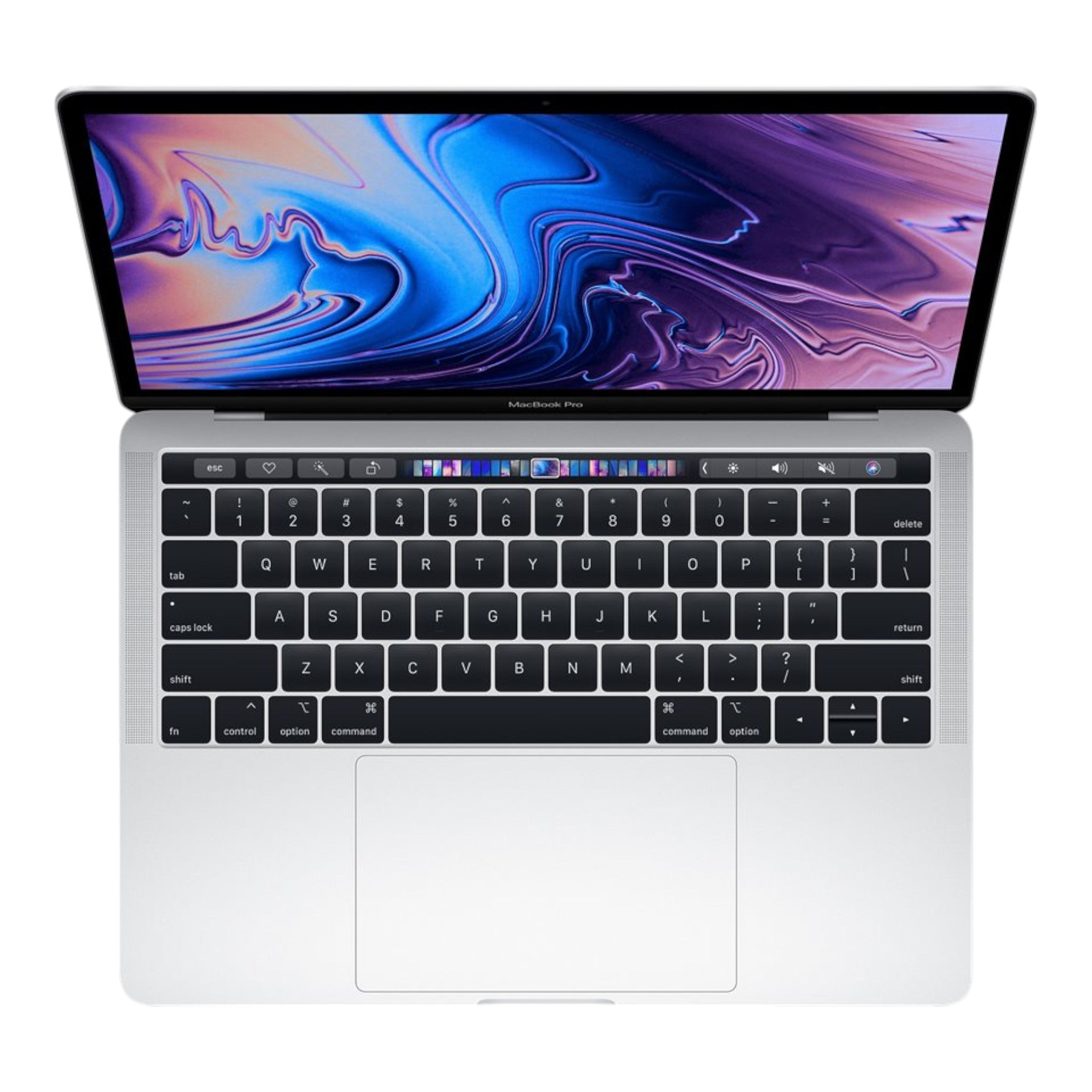 Apple MacBook Pro 2018 | 13,3" | Touch Bar | i7 - 8559U | 16 GB | 512 GB SSD | 4 x Thunderbolt 3 | Silber (A1989) - computify