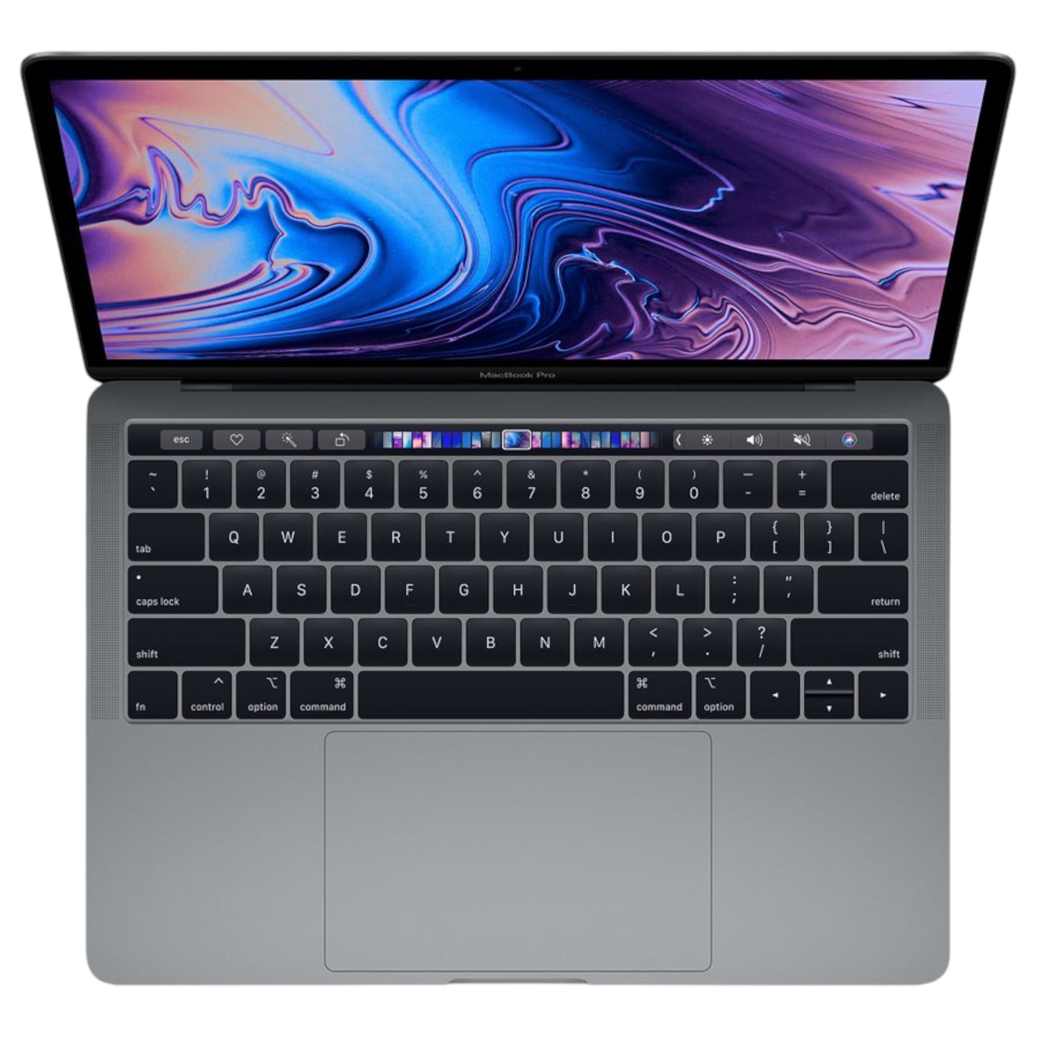 Apple MacBook Pro 2018 | 13,3" | Touch Bar | i7 - 8559U | 16 GB | 512 GB SSD | 4 x Thunderbolt 3 | Space Grau (A1989) - computify