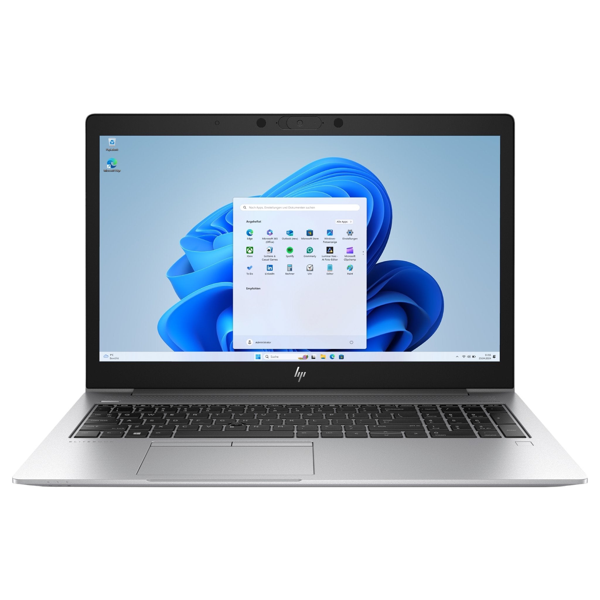 HP EliteBook 850 G6 Touch 15.6" | i5-8365U | 8 GB | 256 GB NVMe SSD | FHD | Win 11 Pro - computify