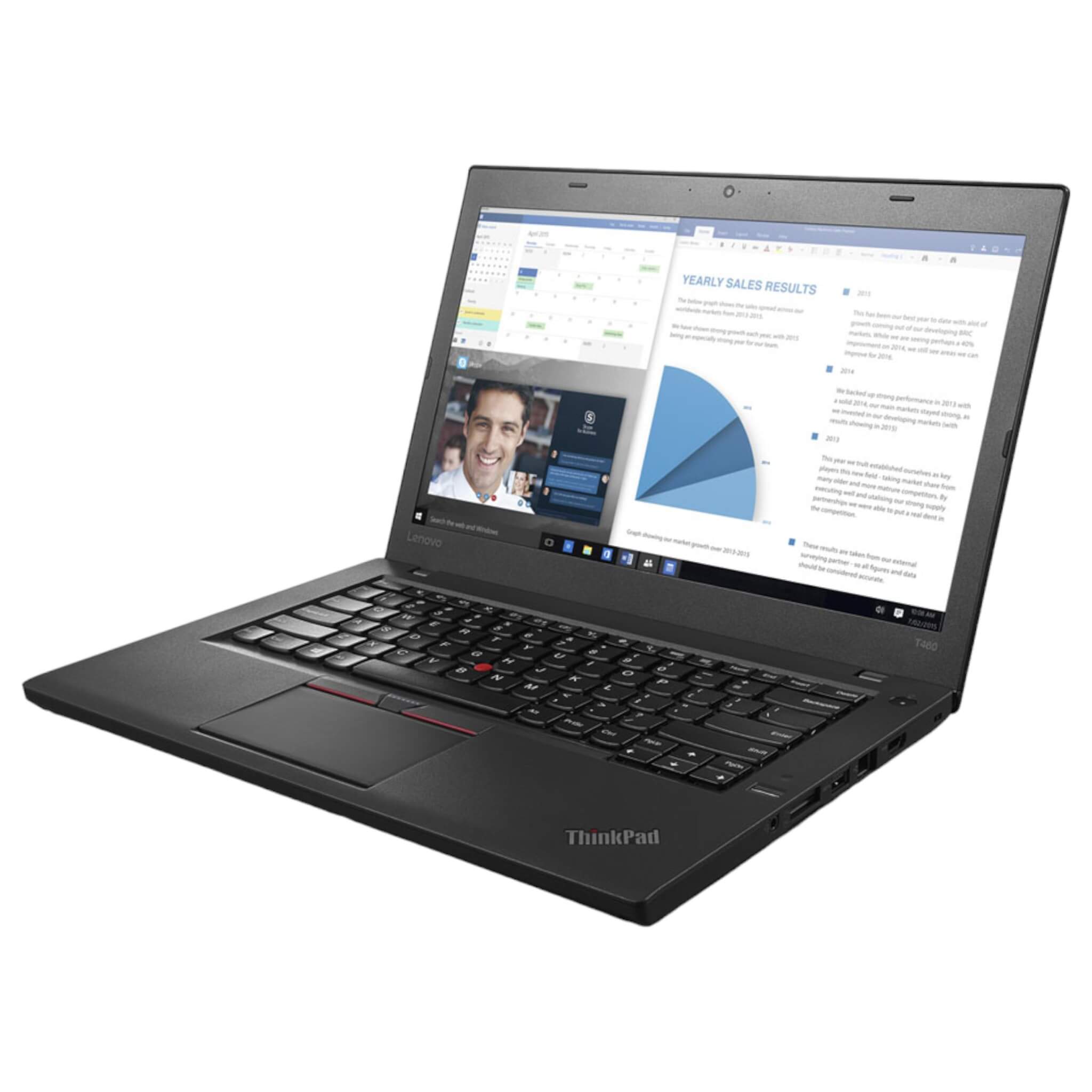 Lenovo ThinkPad T460 14" | i5 - 6300U | 8 GB | 256 GB SSD | HD | Win 10 Pro - computify