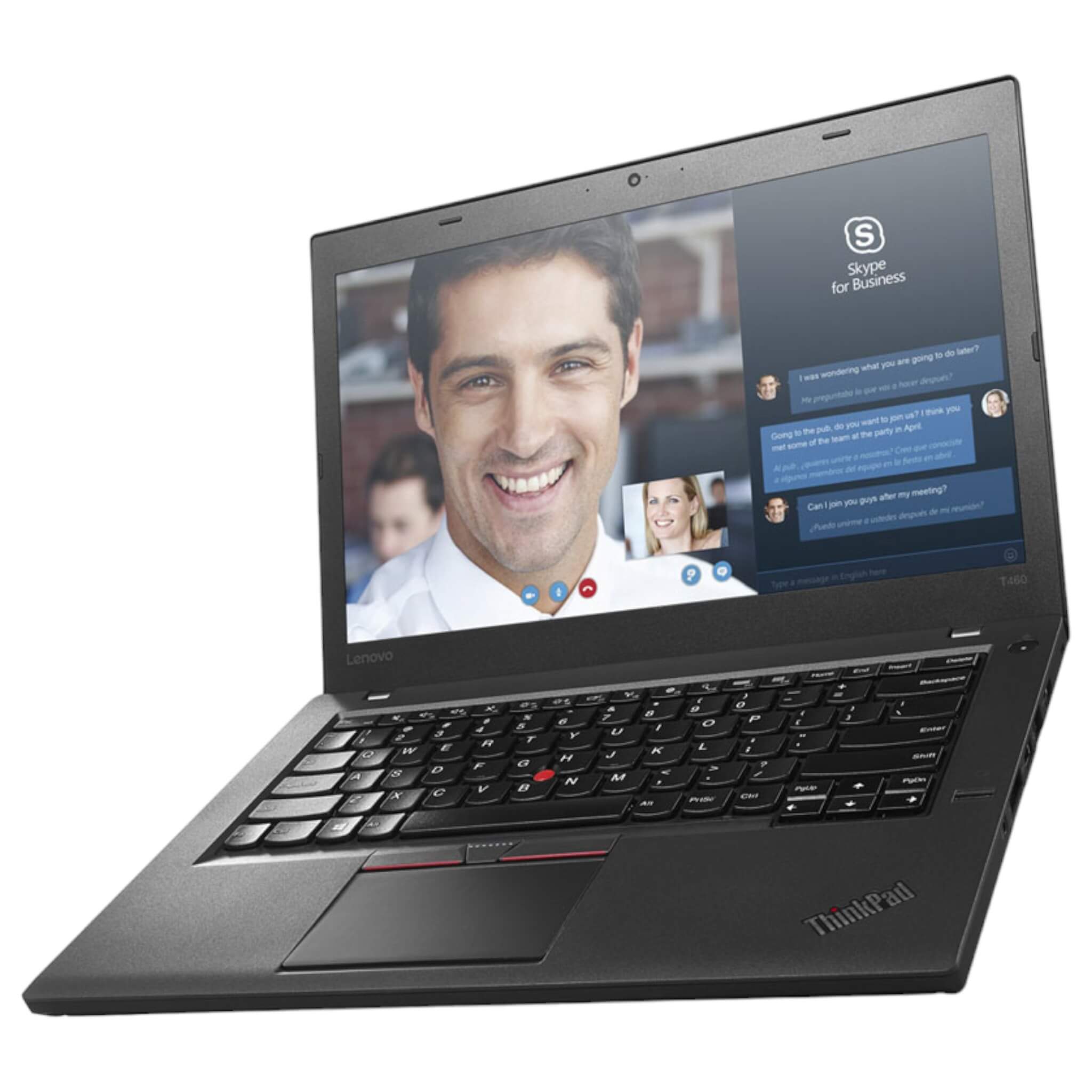 Lenovo ThinkPad T460 14" | i5 - 6300U | 8 GB | 256 GB SSD | HD | Win 10 Pro - computify